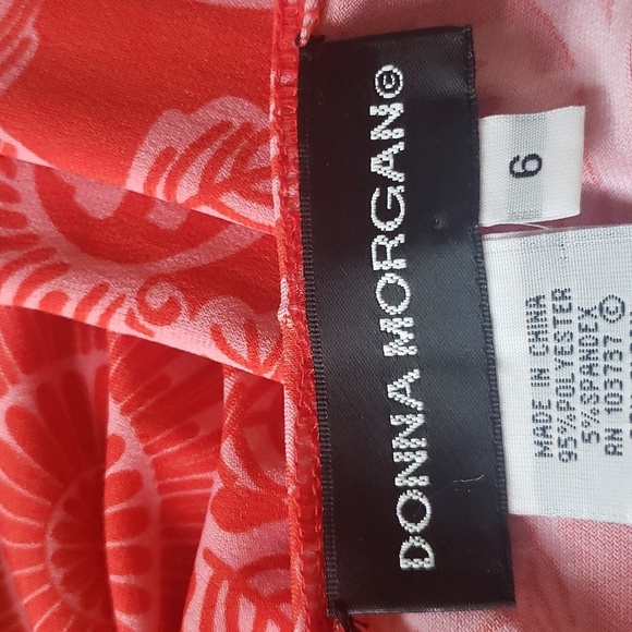 Holiday 6 Retro Y2K Jersey Knit Geometry Faux Wrap Soft Stretch Dress New - Picture 5 of 6